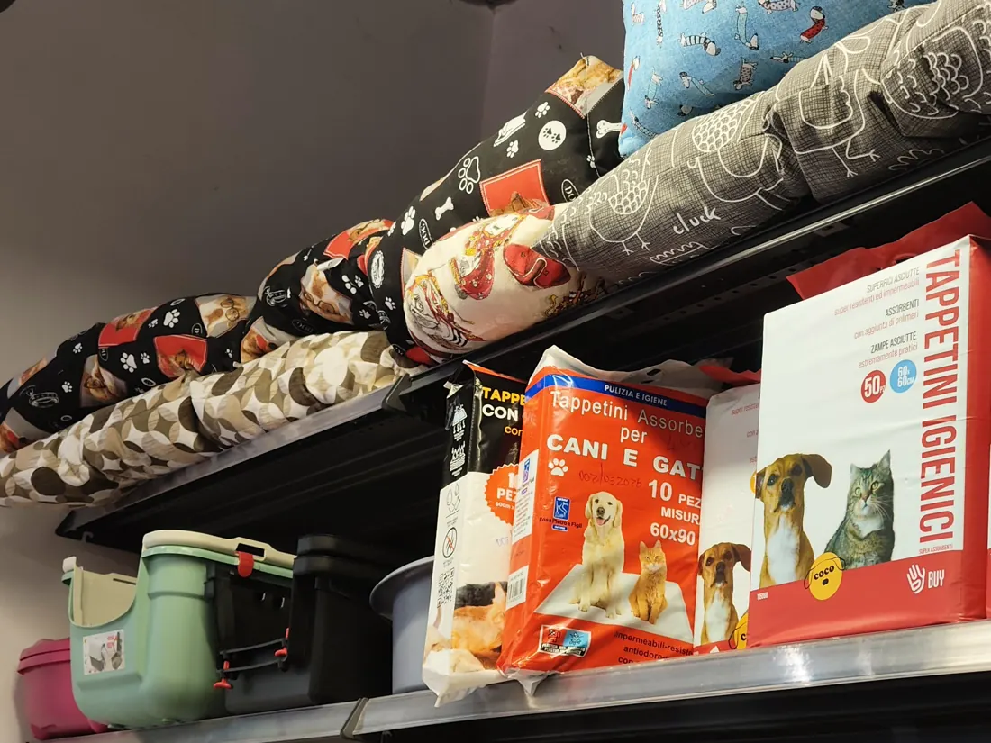 Cucce, tappetini e prodotti per cani e gatti