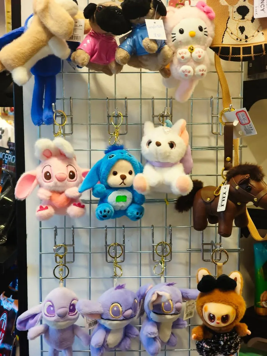 Peluche e portachiavi